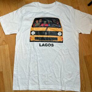 Lagos Danfo Bus Graphic T-Shirt • Size L • Streetwear / Travel Style